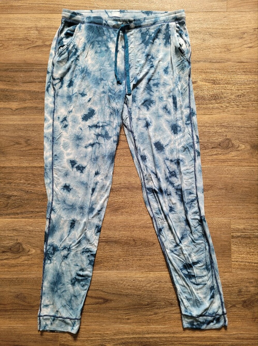 Blue Tie-Dye Jogger Sleep Wear